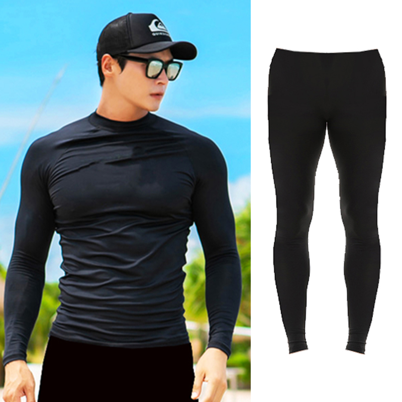 Pure black shirt and long pants
